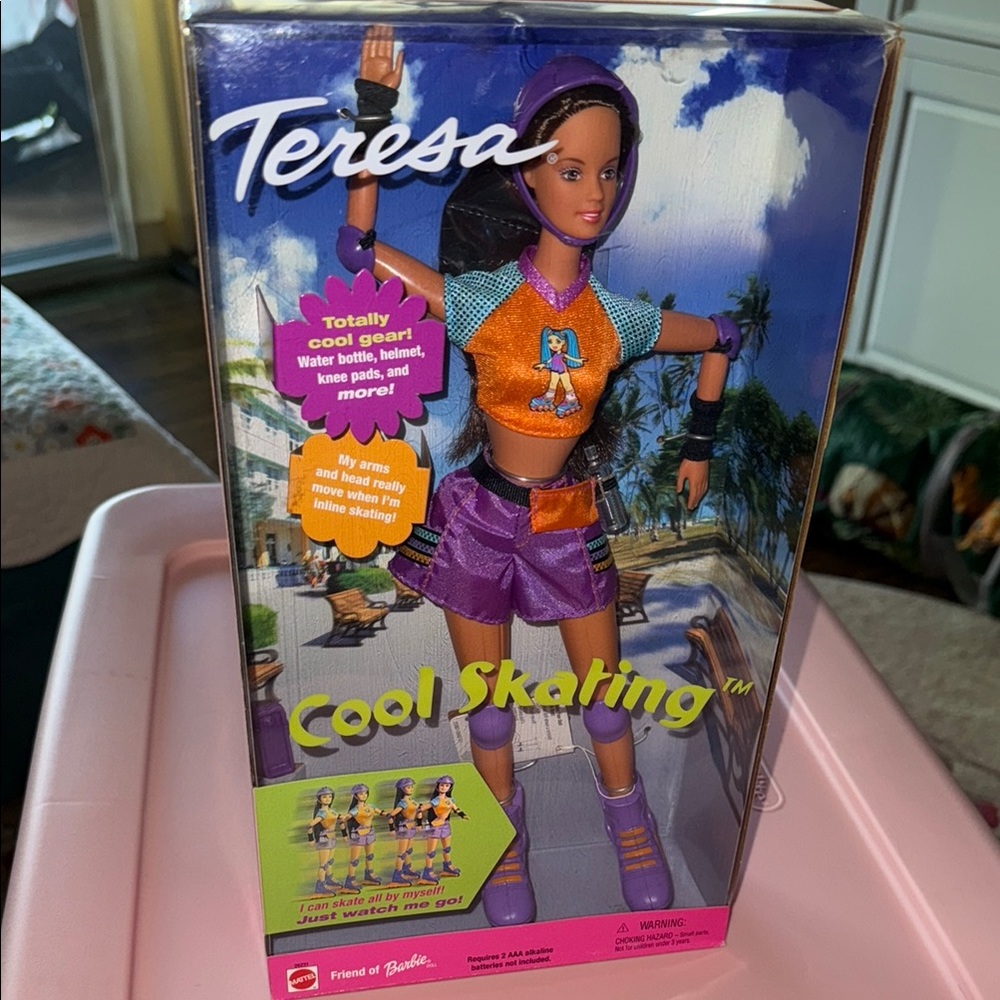 🛼 Cool Skating Teresa Barbie (Mattel #20311, 1998) – Friend of Barbie – NRFB